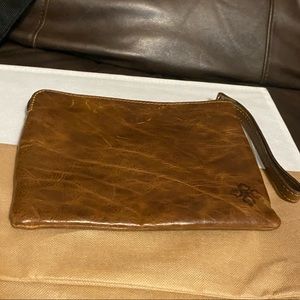 Patricia Nash Cognac wristlet